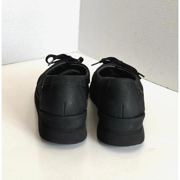 Mephisto Air Jet Women's 8.5 Black Leather Lace Up Casual Comfort Oxford Shoes - Picture 7 of 14